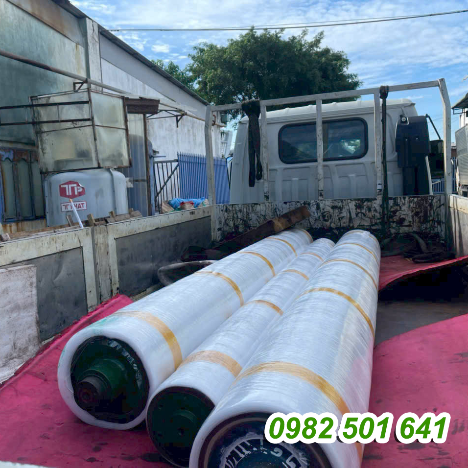 Trục rulo cao su